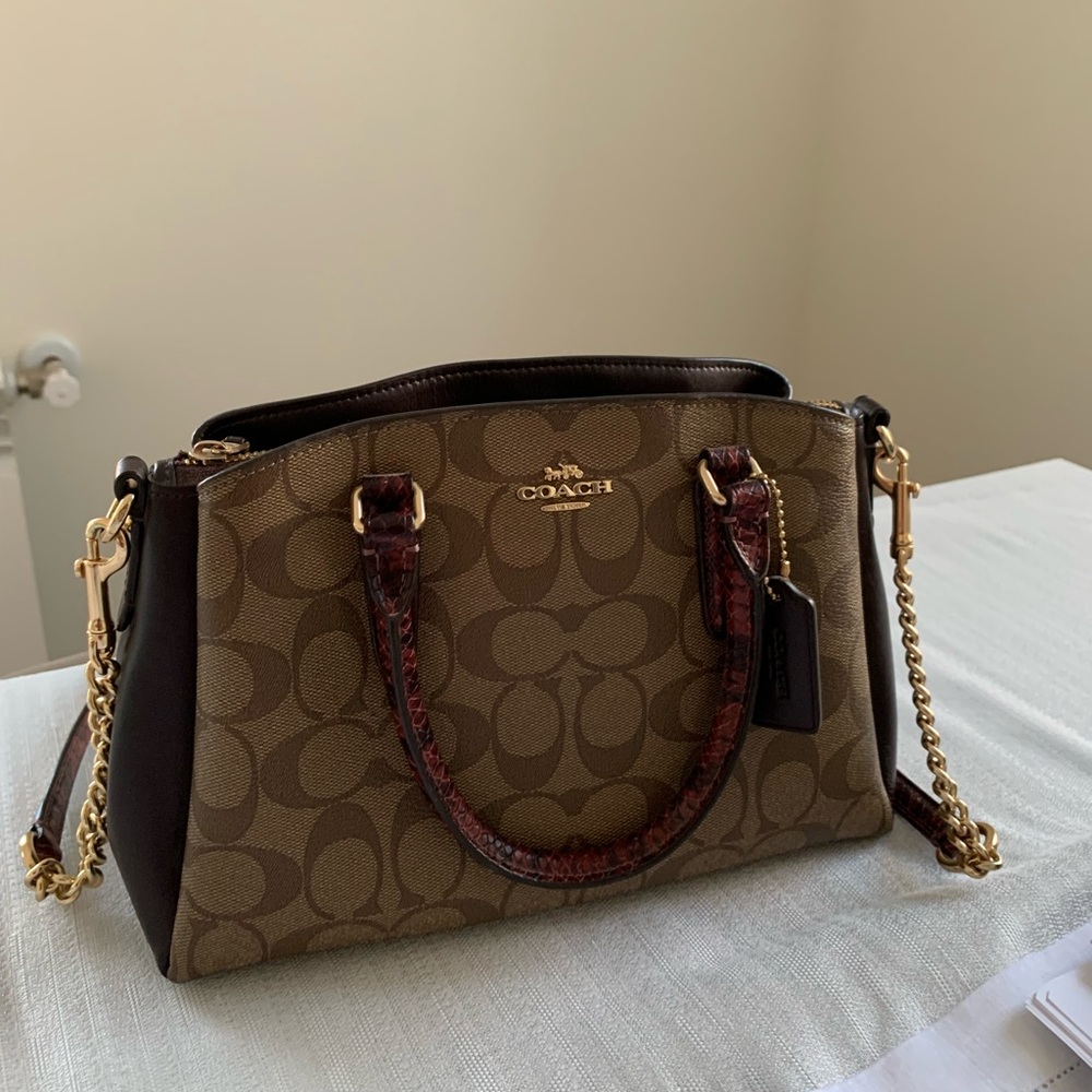 Coach Bag Mini Sage Carryall In Signature Canvas